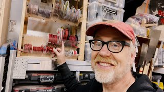 Adam Savage's One Day Builds: Wire Storage Solution!
