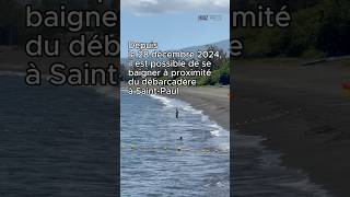 La baignade est désormais possible à la baie de Saint-Paul #news #baignade