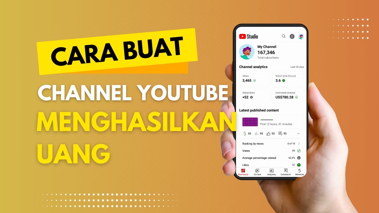 Cara Membuat Channel Menghasilkan Uang Youtube