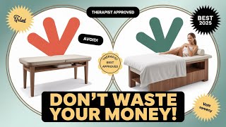 Top 5 Best Massage Tables of 2025 (Therapist Approved!) – Don’t Buy Before Watching!