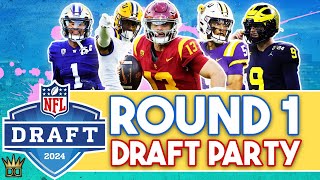 2024 NFL Draft LIVE Round 1 Reactions, Analysis, Fantasy Football Outlook and More!