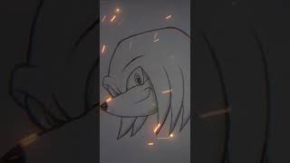 How To Draw Knucklres | Sonic The Hedgehoge | By Art With cc. 👿🩶