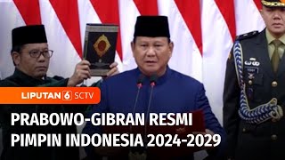 Selamat Bertugas! Prabowo-Gibran Resmi Pimpin Indonesia 2024-2029 | Liputan 6