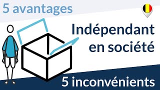 Etre indépendant en société : 5 avantages et 5 inconvénients. #independant #belgique