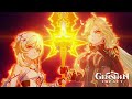 Natlan People Sang Ode of Resurrection Song for Mavuika and Traveler Cutscene | Genshin Impact