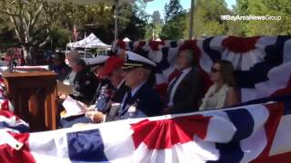 #MemorialDay ceremonies at Mountainview Cemetery in #Oakland. @insidebayarea