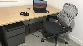 Unboxing Knoll Electric Standing Desk And ReGeneration  Chair