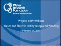 Water and Electric Utility Integrated Planning