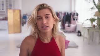 In Hailey Baldwin's room with the new Pandora Shine collection in 18k gold-plated sterling silver.