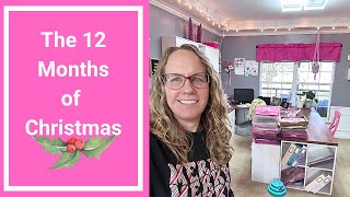 Christmas Craft Room Tour December 2024 - 12 Months of Christmas Challenge