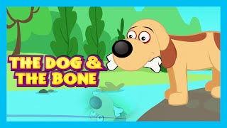 THE GREEDY DOG by KIDS HUT | The Greedy Dog Story in English | The Dog & The Bone