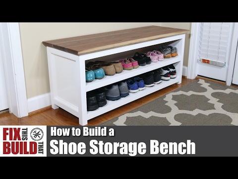 DIY Shoe Storage Bench | How to Build DIY Shoe Storage Bench | How to Build