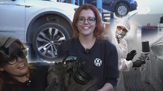 Një vajzë mekanike! Kristi riparon makinat te Porsche Albania - Punë pa teka