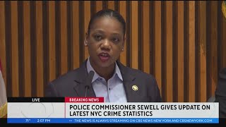 Nypd Give Monthly Crime Statistics Briefing