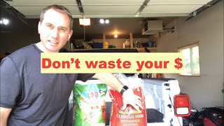 Better bird seed! How to recognize good bird seed and not waste money.