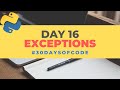 Exceptions | 30 Days of Code in Python | Day 16