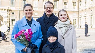 Princess Estelle and Prince Oscar celebrates Crown Princess Victorias Name Day