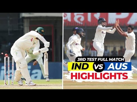 India Vs Australia 3rd Test Day 2 Highlights 2023 |IND Vs AUS 3rd Test ...