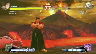 SSFIV Online: Daigo (Ryu) vs Inco (Rufus) TRUE-HD QUALITY