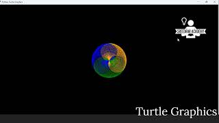 Python Turtle High graphics concentric circles