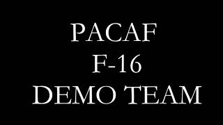 PACAF F-16 DEMO TEAM 『Nyuta Air FES 2019〜ふれあい〜』