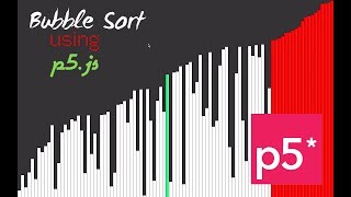 Coming Soon - Data Structures Using P5.js - Bubble Sort