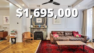 Inside a $1.695 Million Stuyvesant Heights, NYC Brownstone | Incredibly Spacious Original Brick Home