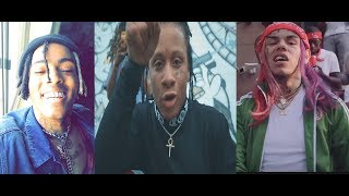 Trippie Redd Airs out xxxtentacion DV charge details after he wishes 6ix9ine 'Happy bday'.