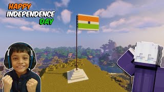 Celebrating INDEPENDENCE DAY with BROTHER in MINECRAFT