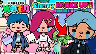 Cherry BROKE UP?! - Toca Life World