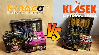 Efektová pyrotechnika - Klásek vs Pyroco - CO JE LEPŠÍ?