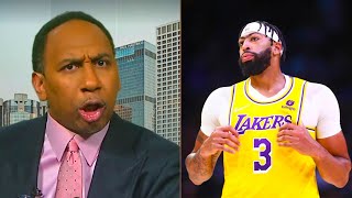 Stephen A Smith Calls Anthony Davis Garbage After Warriors Blowout Lakers in Game 2! First Take NBA