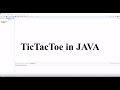 Tic Tac Toe in Java
