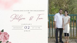 Engagement Live Stream - Shilpa \u0026 Tom