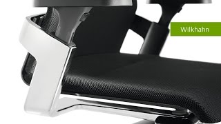 Wilkhahn ON office chair encourages your natural desire to keep your body moving and healthy.