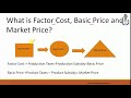 factor cost basic price market price