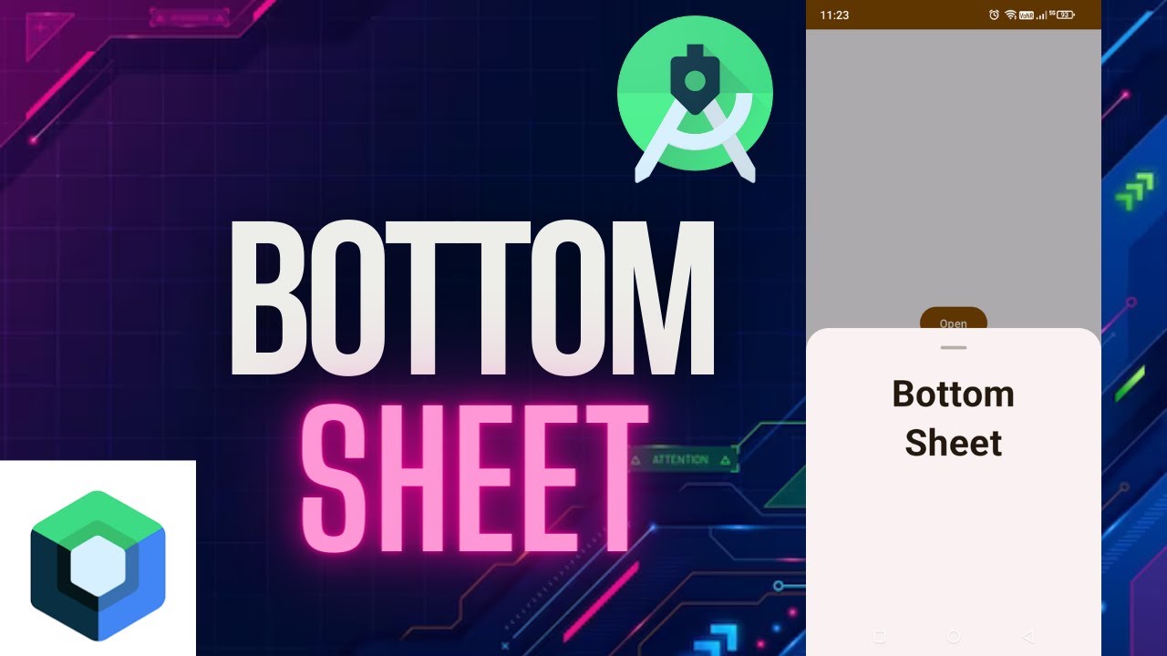 Bottom Sheet In Android Studio Jetpack Compose | Bottom Sheet | Jetpack ...