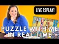 Puzzle With Me in Real Time! // Bring Your Favorite Dessert Themed Puzzle! // LIVE REPLAY!!