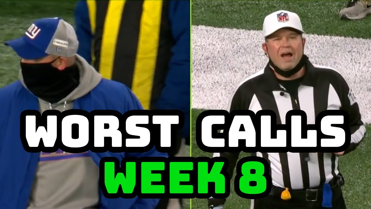 Top 7 Worst Referee Calls Of Week 8 | NFL 2020 Highlights HD - YouTube