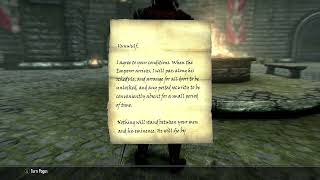 Incriminating Letter (Notes of Skyrim Read Aloud)