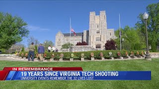 Virginia Tech community remembers the 32 lives lost on 19th anniversary of campus shooting