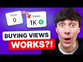 I Bought FAKE Youtube Views in 2023 (Experiment)