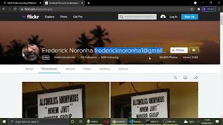 Develop a program that utilizes Flickr API to investigate a target person