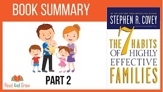 The 7 Habits of Highly Effective Families by Stephen R. Covey Part 2 | Animated Book Summary