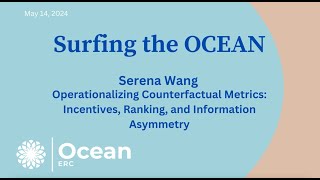 Surfing the OCEAN - Serena Wang