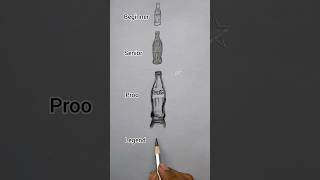 how to draw a realistic bottle 😱🔥#art #youtubeshorts #shorts #@ArtwithBir_9