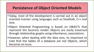 Enterprise Java - Unit 5 Chapter 1 part 1