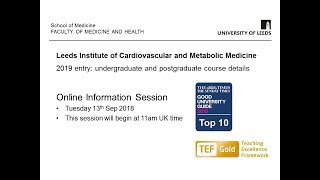 Medicine & healthcare course guide for international students (webinar) | University of Leeds