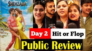 Day 2 : shehzada movie public review,shehzada movie public reaction, Kartik Aaryan,Kriti