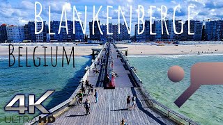 Blankenberge, Belgium 🇧🇪 Virtual City Tour in 4K